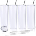 Blank Sublimation 20oz Stainless Steel Vacuum Travel Tumbler With PP Lid And Straw